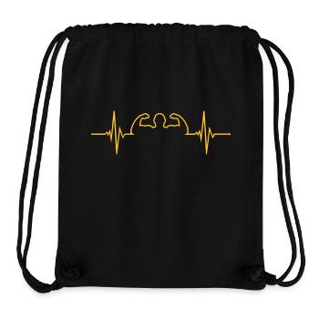 Pulse - Bodybuilder - Stanley/Stella recycelter Gym Bag - Schwarz - Vorne