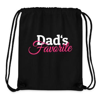 Dads Favorite - Stanley/Stella recycelter Gym Bag - Schwarz - Vorne