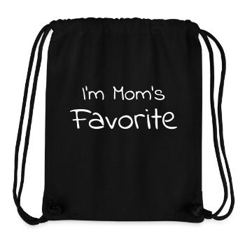 Favorite mamans - Je suis maman préférée - Sac à cordon recyclé Stanley/Stella - noir - Devant