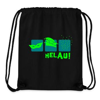 Fasching Icons - Stanley/Stella recycelter Gym Bag - Schwarz - Vorne