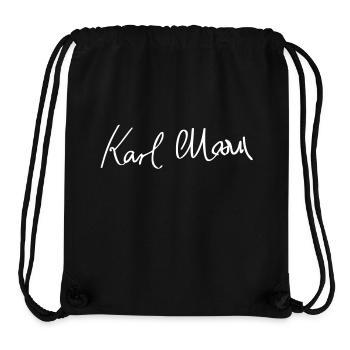 Karl Marx - Sac à cordon recyclé Stanley/Stella - noir - Devant