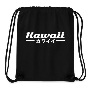 kawaii - Stanley/Stella Recycled Gym Bag - black - Front