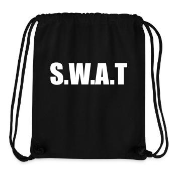 schlagen - Stanley/Stella recycelter Gym Bag - Schwarz - Vorne