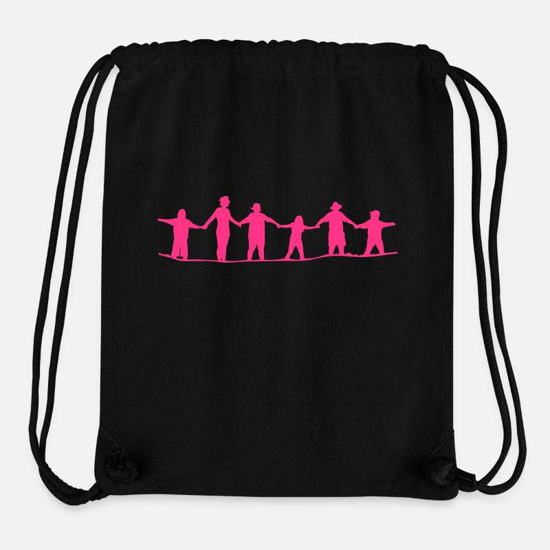 ribambelle - Sac à cordon recyclé Stanley/Stella - noir