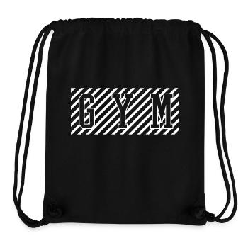 GYM - Stanley/Stella Recycled Gym Bag - black - Front