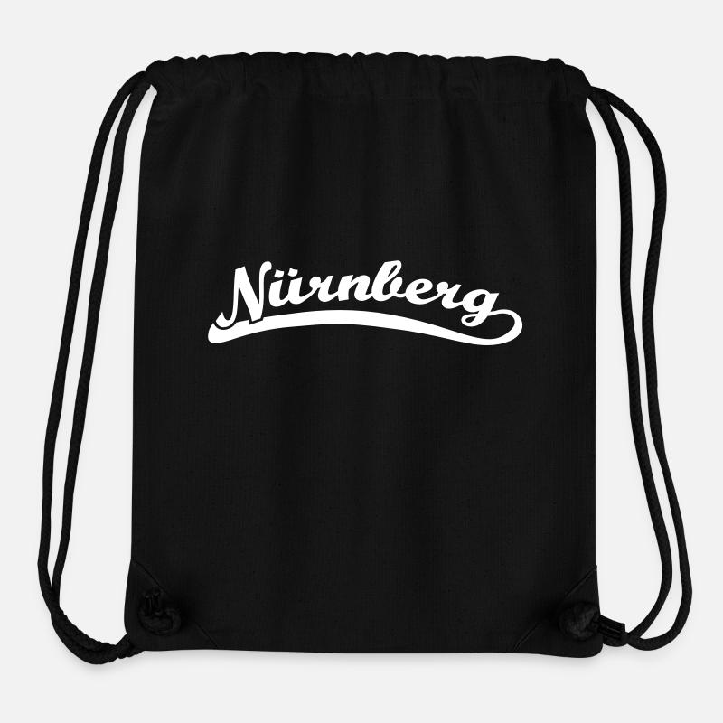 Nuremberg police Rétro - Sac à cordon recyclé Stanley/Stella - noir