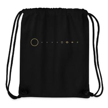 solar system - Stanley/Stella Recycled Gym Bag - black - Front