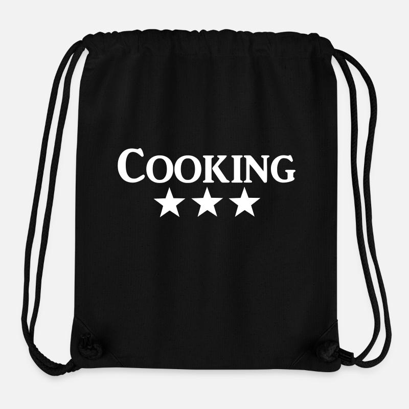 cooking - Stanley/Stella Recycled Gym Bag - black
