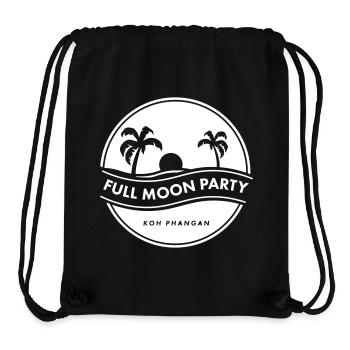 full moon party - Stanley/Stella recycelter Gym Bag - Schwarz - Vorne