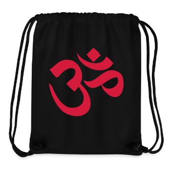 Om Ornament - Stanley/Stella Recycled Gym Bag - black - Front