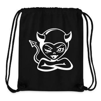 Teufelsweib - Teufelchen - Stanley/Stella recycelter Gym Bag - Schwarz - Vorne