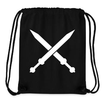 Swords - Stanley/Stella Recycled Gym Bag - black - Front
