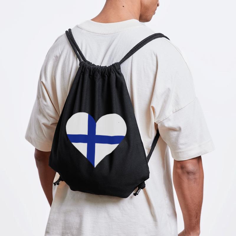 A heart for Denmark Stanley/Stella Recycled Gym Bag
