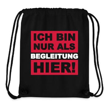 Freund Freundin - Stanley/Stella recycelter Gym Bag - Schwarz - Vorne