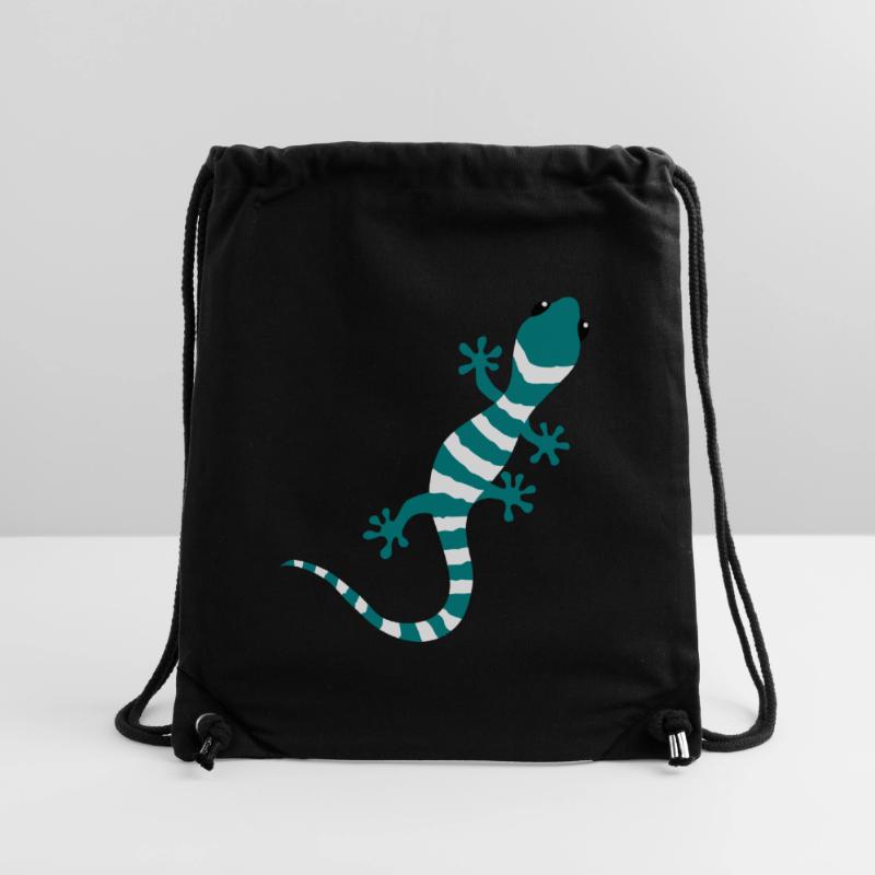 Gecko Salamander Eidechse Reptil Klettern Geschenk Stanley/Stella recycelter Gym Bag