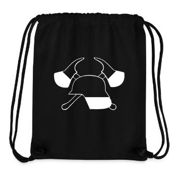 Volunteer Fire Brigade , Shirt , Fire Helmet (25) - Stanley/Stella Recycled Gym Bag - black - Front
