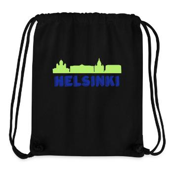Helsinki - Stanley/Stella recycelter Gym Bag - Schwarz - Vorne