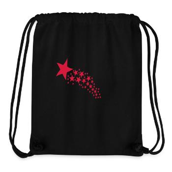 Shooting Star - Stanley/Stella Recycled Gym Bag - black - Front