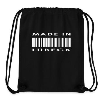 Lübeck - Stanley/Stella recycelter Gym Bag - Schwarz - Vorne