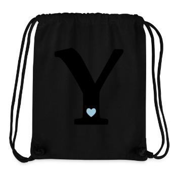 Buchstabe Y Anfangsbuchstabe - Stanley/Stella recycelter Gym Bag - Schwarz - Vorne