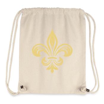 fleur de lis - Stanley/Stella Recycled Gym Bag - natural - Front