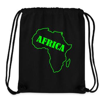Africa Country - Stanley/Stella Recycled Gym Bag - black - Front