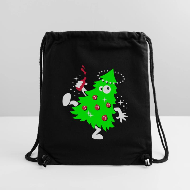 Tipsy de Noël Sac à cordon recyclé Stanley/Stella