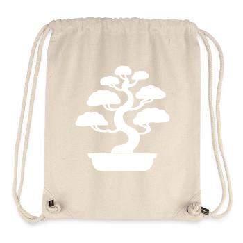 bonsai baum - Stanley/Stella recycelter Gym Bag - Naturweiß - Vorne