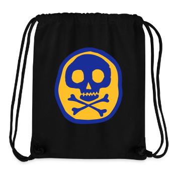 Skull and bones - Stanley/Stella Recycled Gym Bag - black - Front