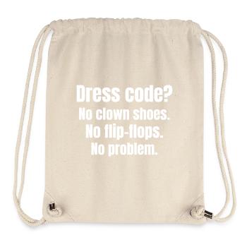 Türsteher Dress code - Stanley/Stella recycelter Gym Bag - Naturweiß - Vorne
