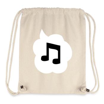 Music Talking - Stanley/Stella Recycled Gym Bag - natural - Front