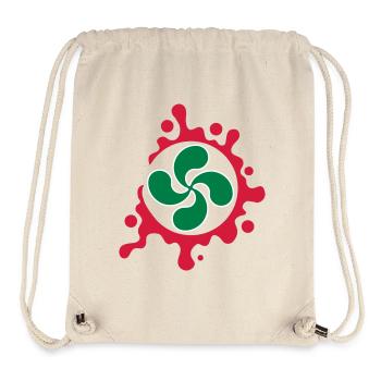 Splash Croix Basque - Sac à cordon recyclé Stanley/Stella - blanc naturel - Devant