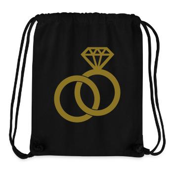 Alliance - Wedding - Stanley/Stella recycelter Gym Bag - Schwarz - Vorne