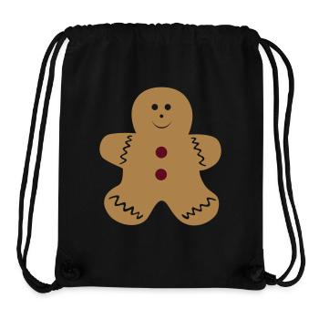 Cookie Man - Stanley/Stella Recycled Gym Bag - black - Front