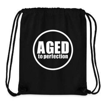 Aged to perfection - Stanley/Stella recycelter Gym Bag - Schwarz - Vorne
