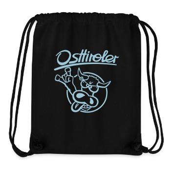 Ost Tiroler Grauvieh komplett - Stanley/Stella recycelter Gym Bag - Schwarz - Vorne