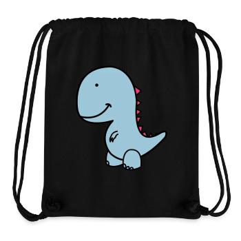 dino - Stanley/Stella recycelter Gym Bag - Schwarz - Vorne