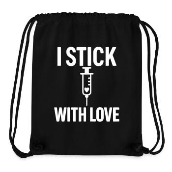 Nurse Nurse with Love - Stanley/Stella Recycled Gym Bag - black - Front