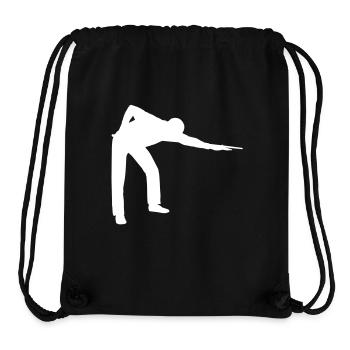SNOOKER - PLAYER Icon - Stanley/Stella recycelter Gym Bag - Schwarz - Vorne