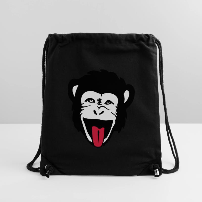 singe gorille monkey tete1 Sac à cordon recyclé Stanley/Stella