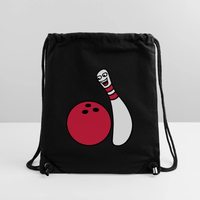 Cheeky Comic Bowling Pin Sac à cordon recyclé Stanley/Stella