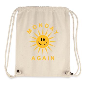 Monday again - Stanley/Stella Recycled Gym Bag - natural - Front