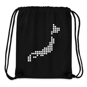 Japan - Stanley/Stella Recycled Gym Bag - black - Front