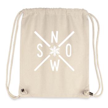 snow - Stanley/Stella Recycled Gym Bag - natural - Front