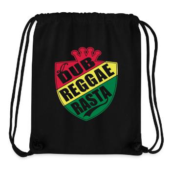 dub reggae rasta - Stanley/Stella recycelter Gym Bag - Schwarz - Vorne