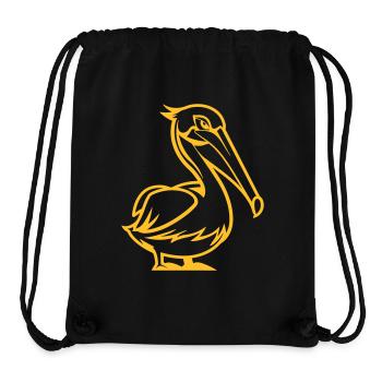 Bande dessinée Pelikan - Sac à cordon recyclé Stanley/Stella - noir - Devant