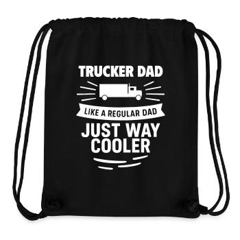Trucker Dad – Einfach viel cooler - Stanley/Stella recycelter Gym Bag - Schwarz - Vorne
