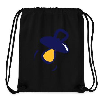 nuggi / Schnuller - Stanley/Stella recycelter Gym Bag - Schwarz - Vorne