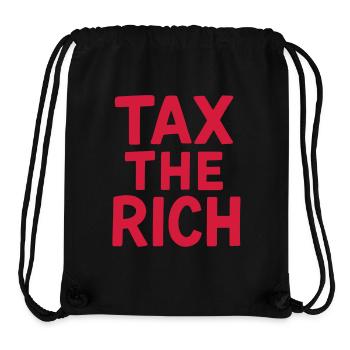 Tax the Rich Rot - Stanley/Stella recycelter Gym Bag - Schwarz - Vorne