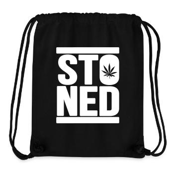 Stoned - Stanley/Stella Recycled Gym Bag - black - Front